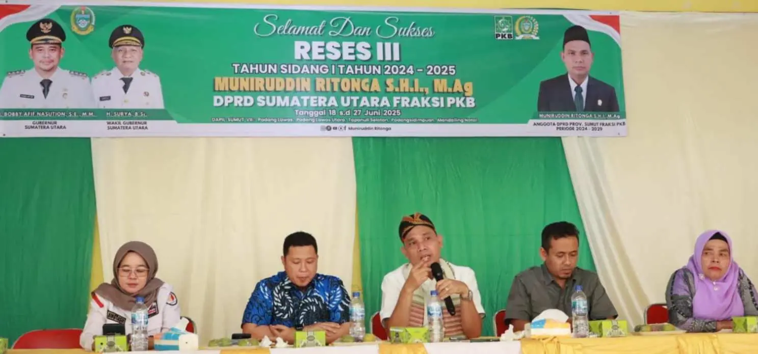 Muniruddin Ritonga Gelar Reses di Ujung Batu III, Warga Sampaikan Aspirasi Pembangunan Pendidikan dan Infrastruktur