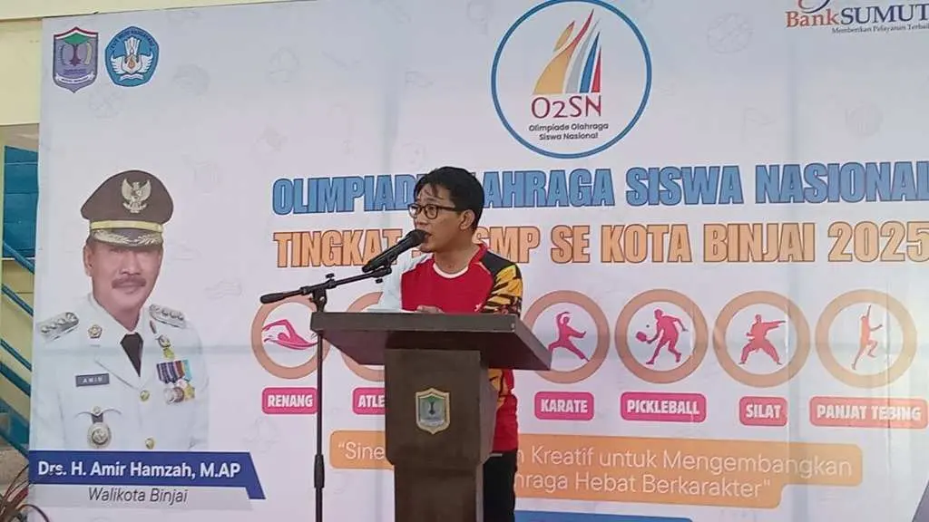 Wakil Wali Kota Binjai Secara Resmi Membuka O2SN Kota Binjai