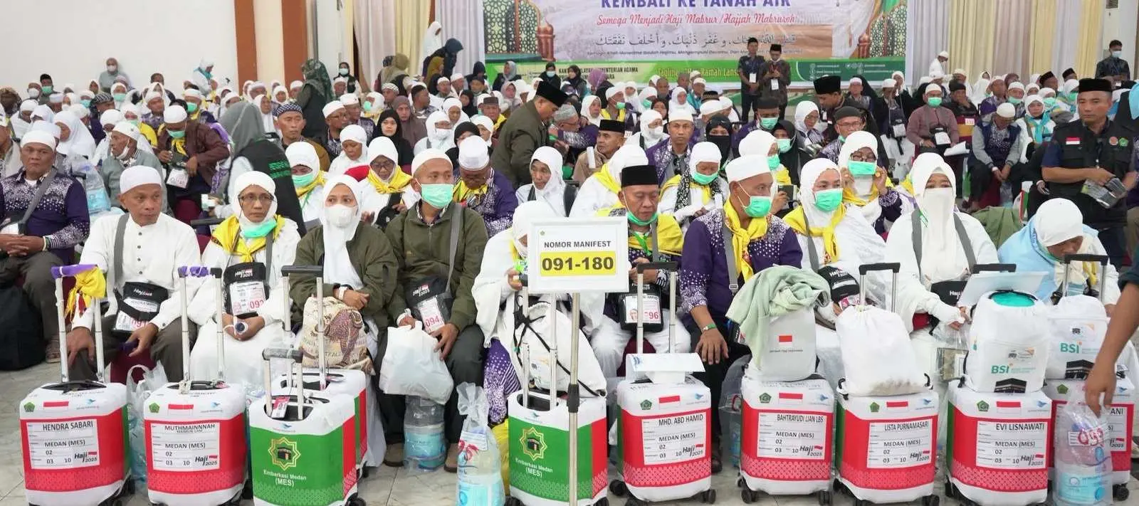 Ketua PPIH Debarkasi Medan Harapkan Jemaah Haji Jadi Panutan 