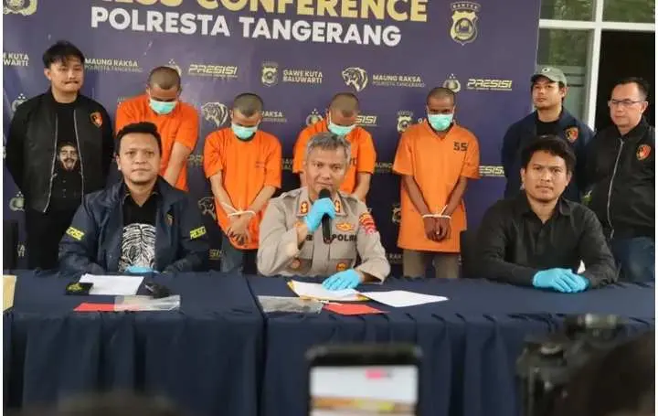 ‎7 Anggota Ormas Ditangkap karena Diduga Memalak Sopir Truk di Tangerang  ‎