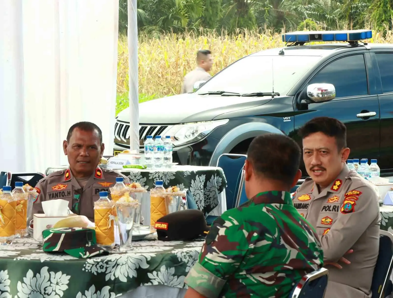Swasembada Pangan Kapolres Binjai Panen Raya Kuartal II di Desa Padang Cermin