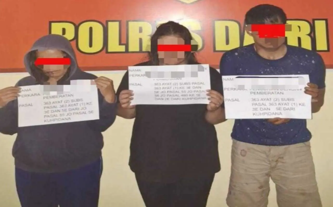 Sat Reskrim Polres Dairi Tangkap 3 Pelaku Pencurian Emas dan Surat Berharga Senilai Rp 700 Juta