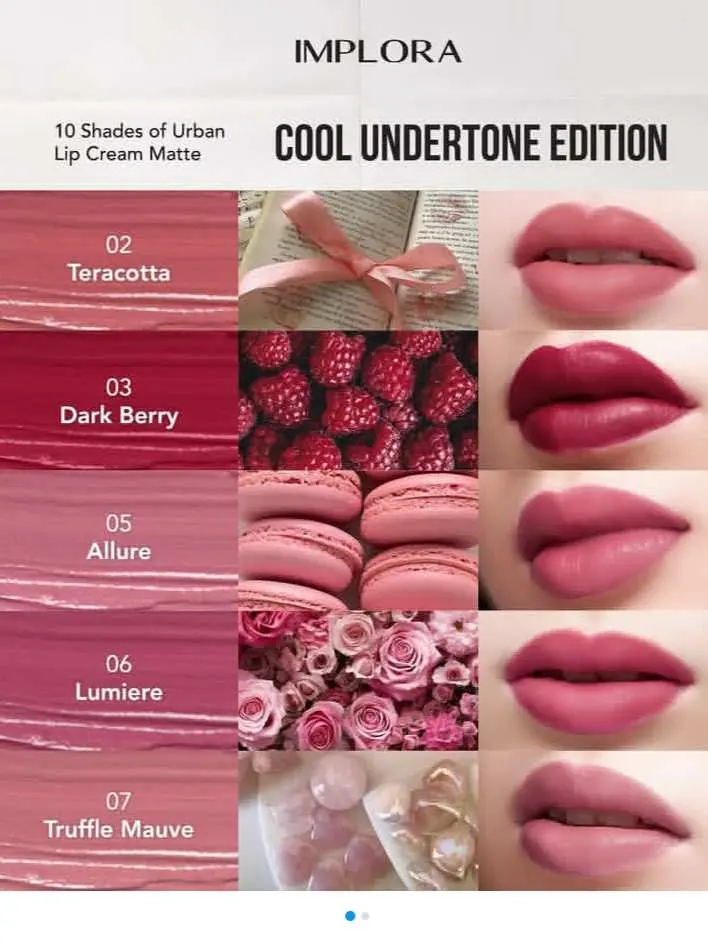 Implora Rilis Lipstik Cool Undertone Edition: Pilihan Sempurna untuk Tampil Segar dan Natural