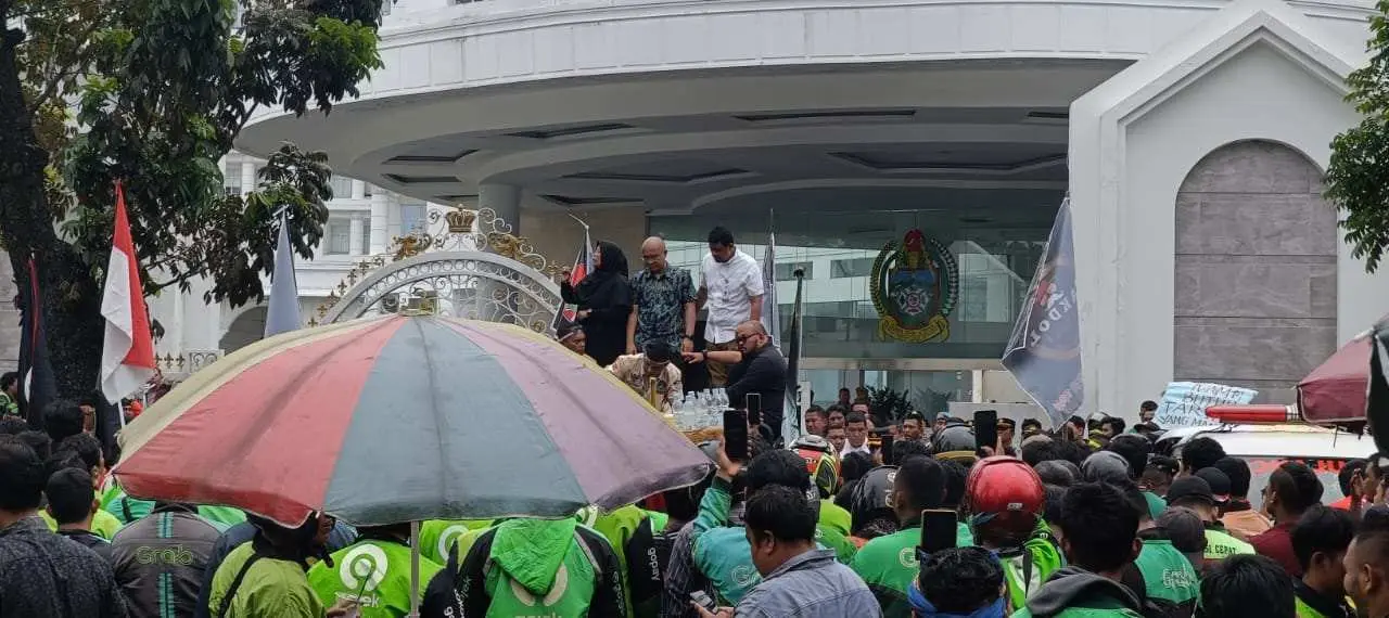 Ojol Sumut Dukung Pemerintah Selesaikan Masalah Ojol Di Sumut