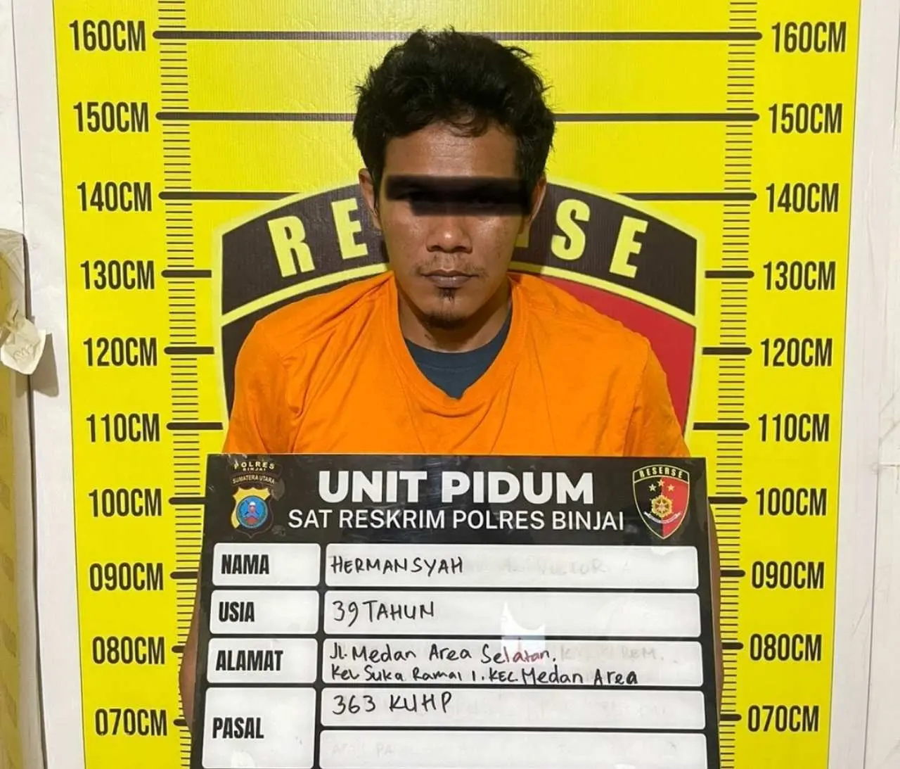 Polres Binjai Amankan Pelaku Pembobol Rumah Warga