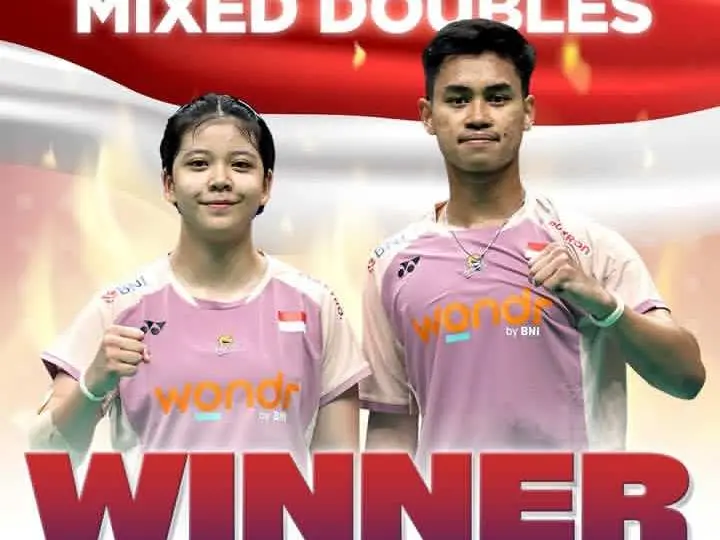 Lewati Laga Rubber Gim, Jafar-Felisha Juara Taipe Open 2025  ‎