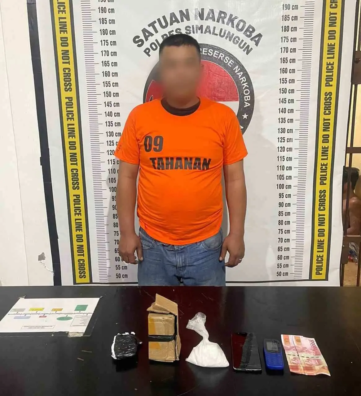 Polres Simalungun Ungkap Penyelundupan 1 Ons Sabu di Exit Tol Sinaksak