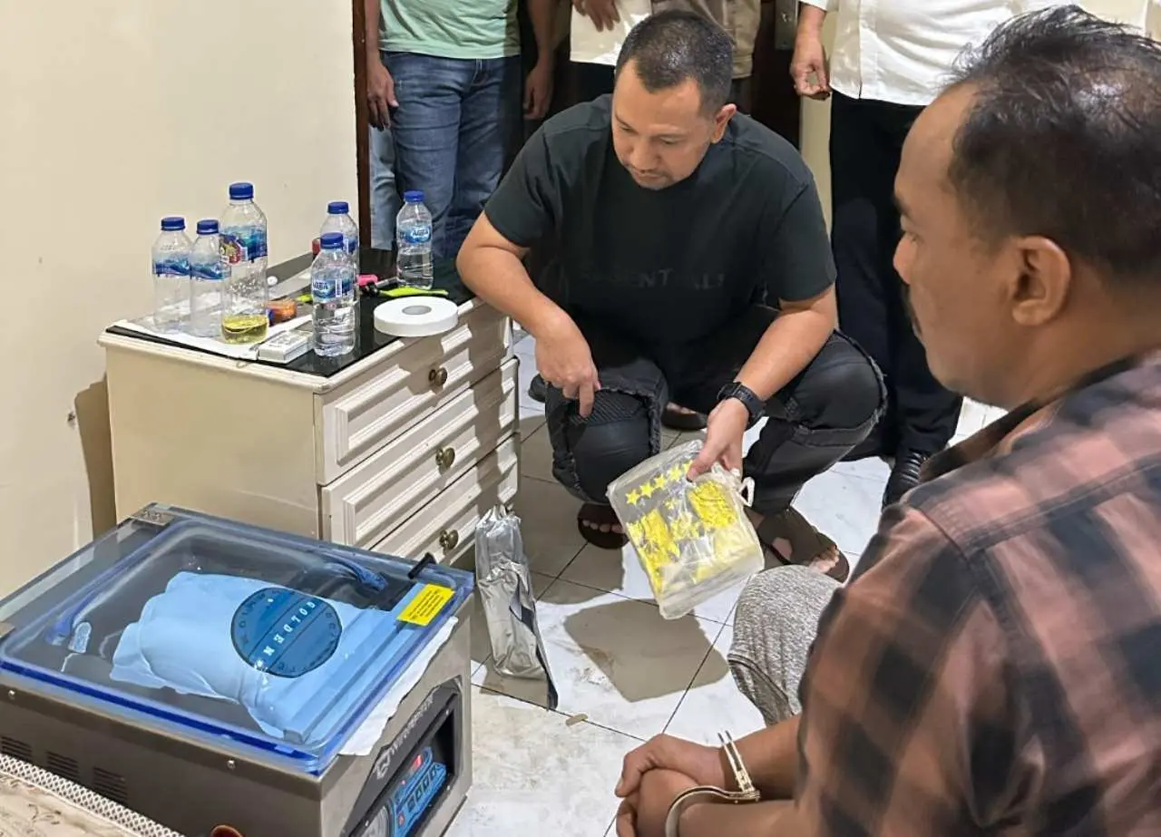 Polda Sumut Bongkar 72 Kg Sabu di Gudang Rumah dan Mobil, Komunikasi via Aplikasi Zangi