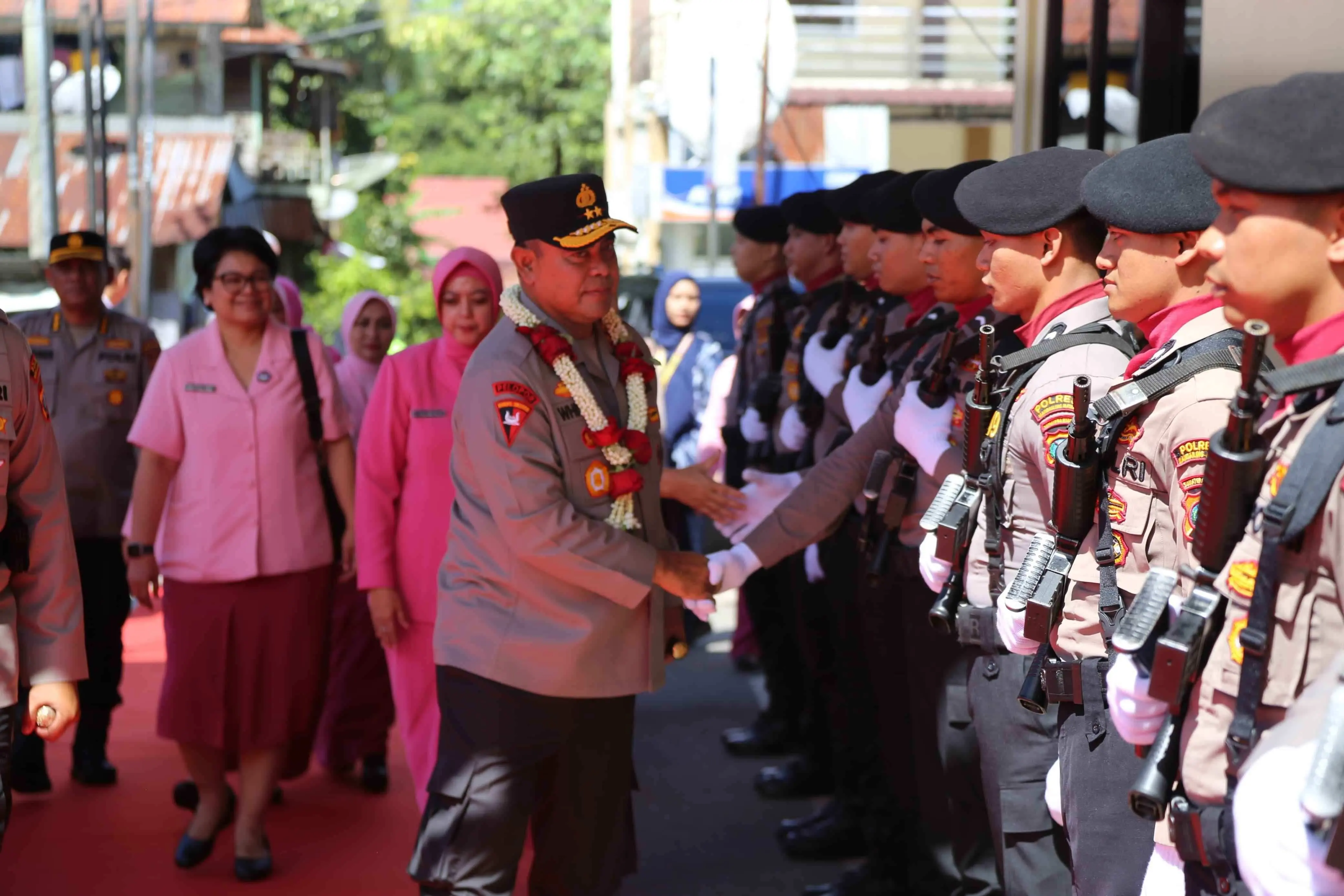 Kapolda Sumut dan Ketua Bhayangkari Kunjungan Kerja ke Polres Mandailing Natal