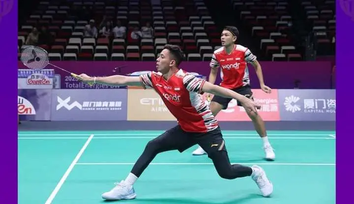 Fajar-Rian, Ana-Tiwi dan Ubed Bawa Indonesia Unggul 3-0 Atas Inggris di Piala Sudirman 2025  ‎