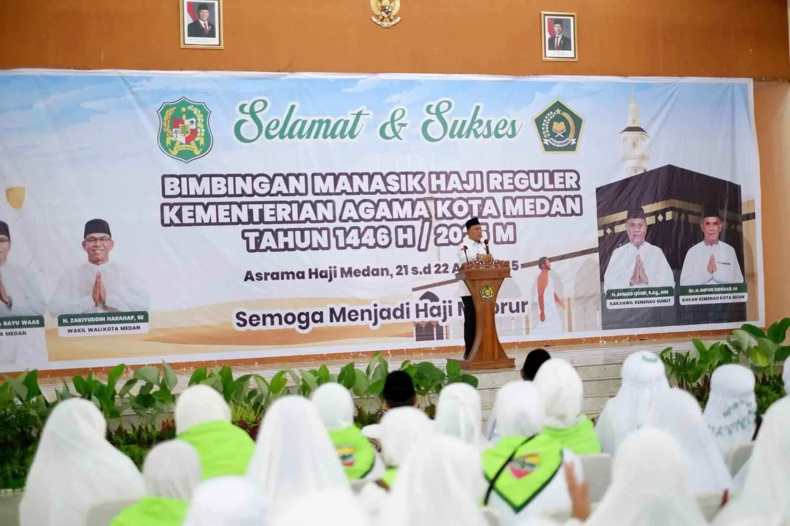 Sapa Jemaah Calhaj Medan, Pesan Kakanwil: Siapkan Fisik dan Mental