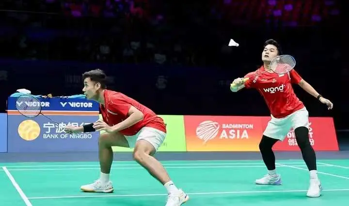 Kembali Kalahkan Wakil Taipe, Leo-Bagas Melesat ke Semi Final Kejuaraan Bulutangkis Asia 2025  ‎