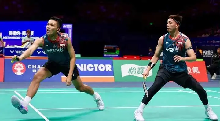 ‎Kalahkan Wakil Tuan Rumah China, Fajar-Rian Berhak Atas Tiket 16 Besar Kejuaraan Badminton Asia 2025