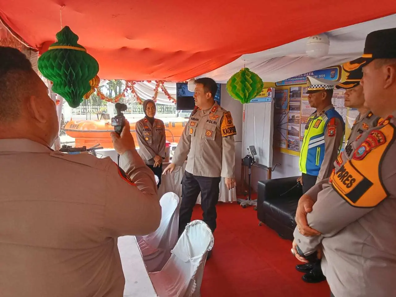 Kapolres Binjai Cek Pospam dan Posyan