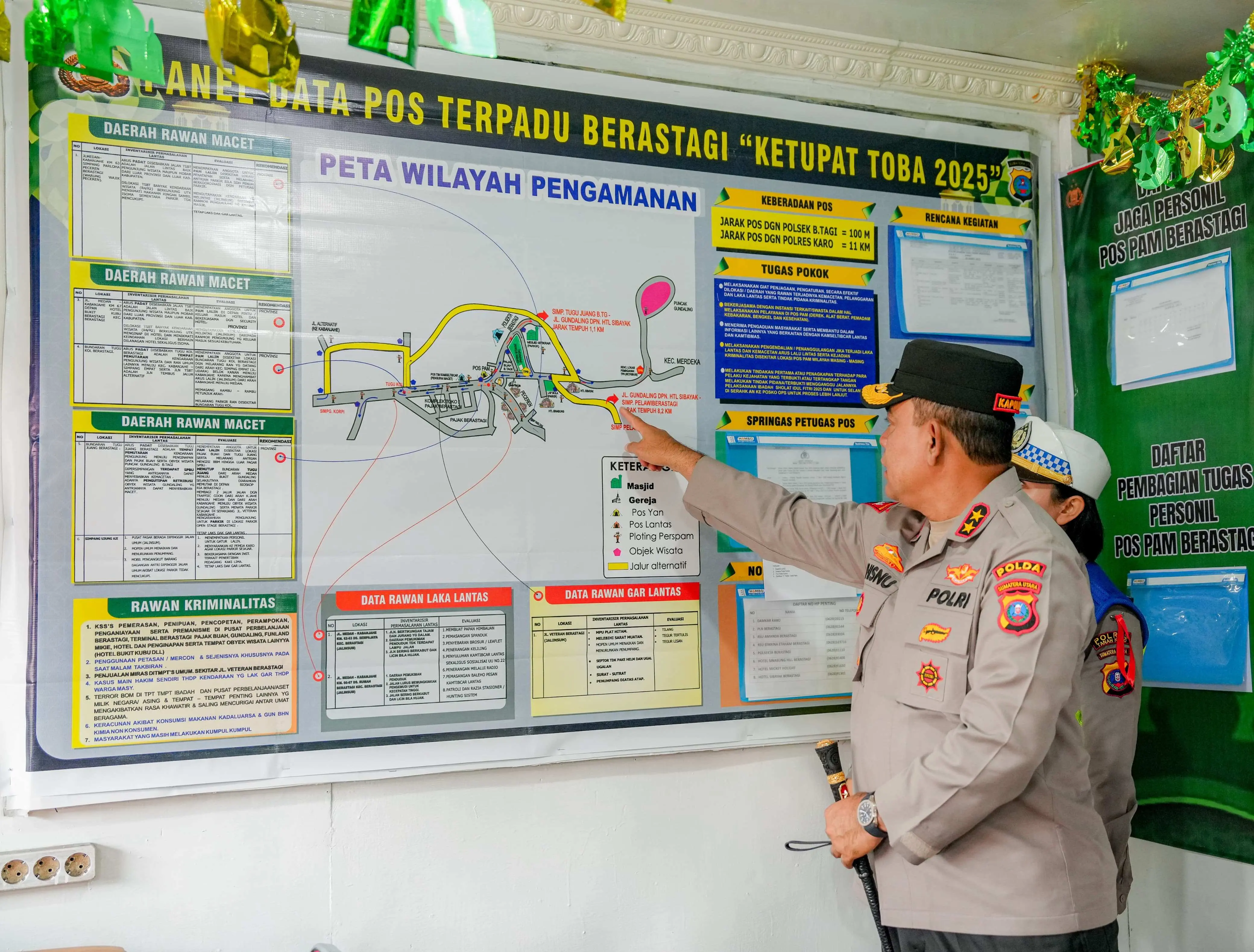 Polda Sumut Optimalkan Pengamanan di Jalur Wisata Libur Lebaran 2025