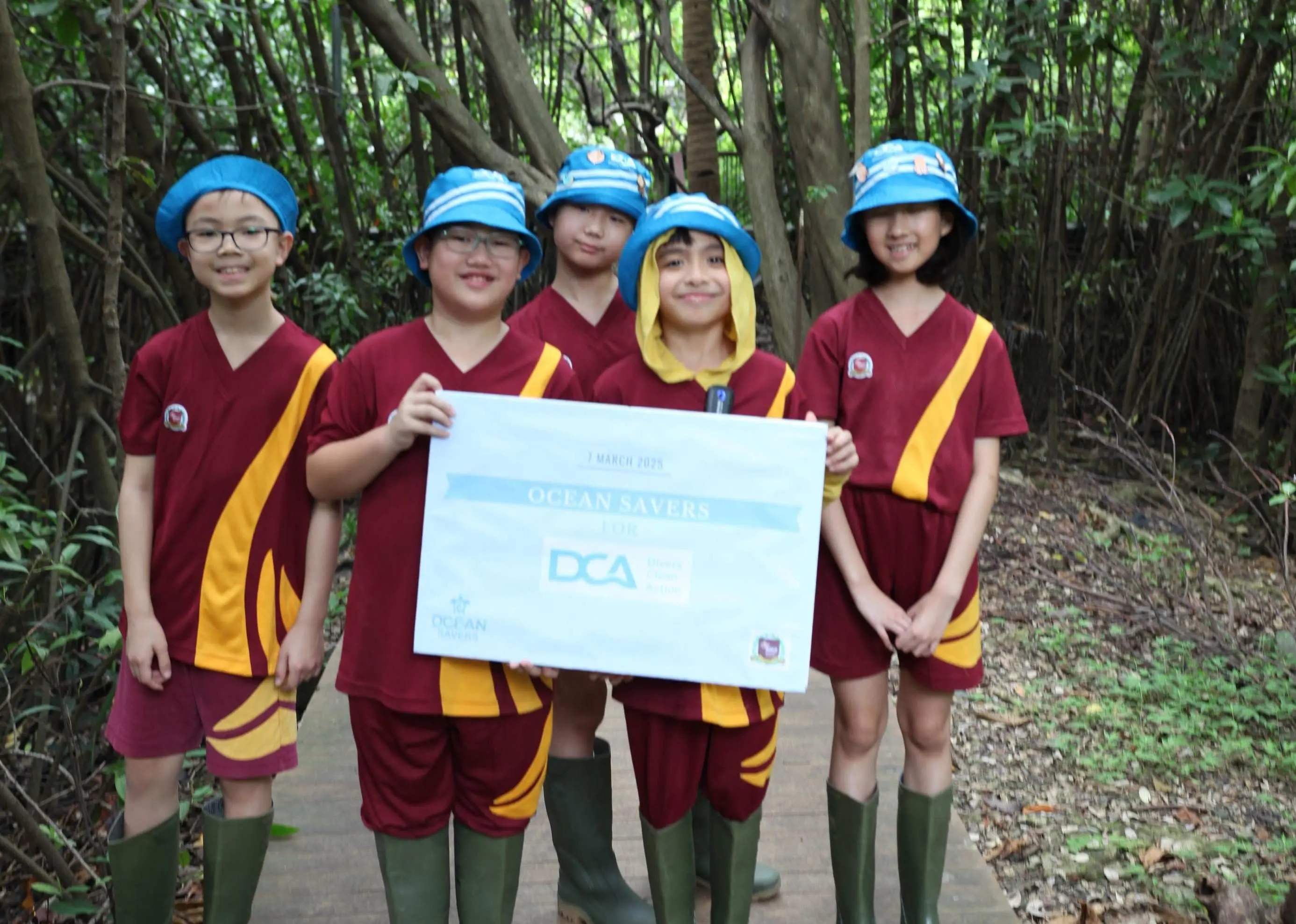 Tunjukkan Kepedulian Terhadap Lingkungan, Lima Siswa SD Binus School Simprug Galang Dana dan Tanam Mangrove