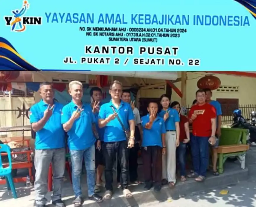 Yayasan Amal Kebajikan Indonesia Berikan Bantuan Ratusan Sak Beras Kepada Warga