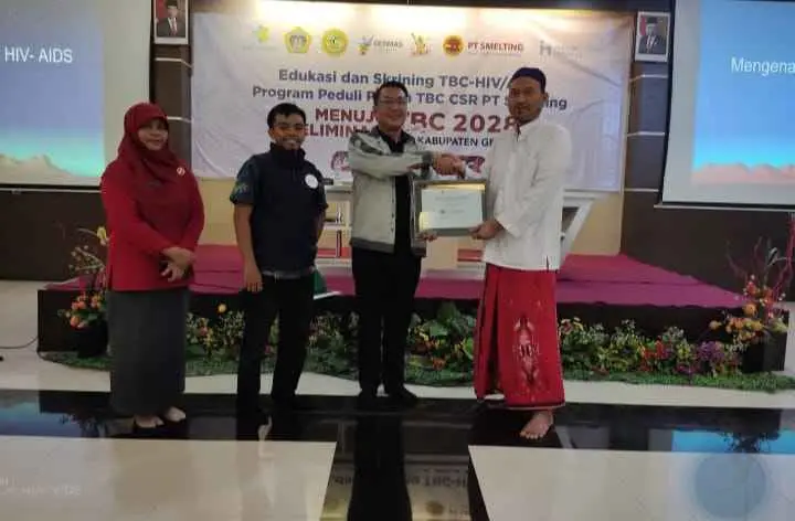 PT Smelting Bersama Human Initiative Dukung Pemkab Gresik dalam Penanggulangan TBC