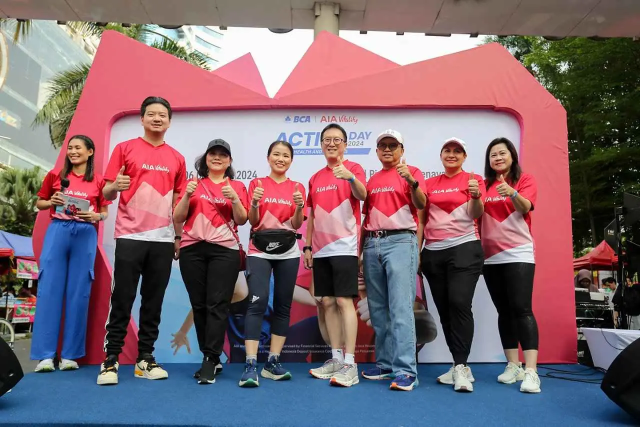 Dorong Gaya Hidup Sehat Masyarakat di BCA-AIA Vitality Active Day 2024